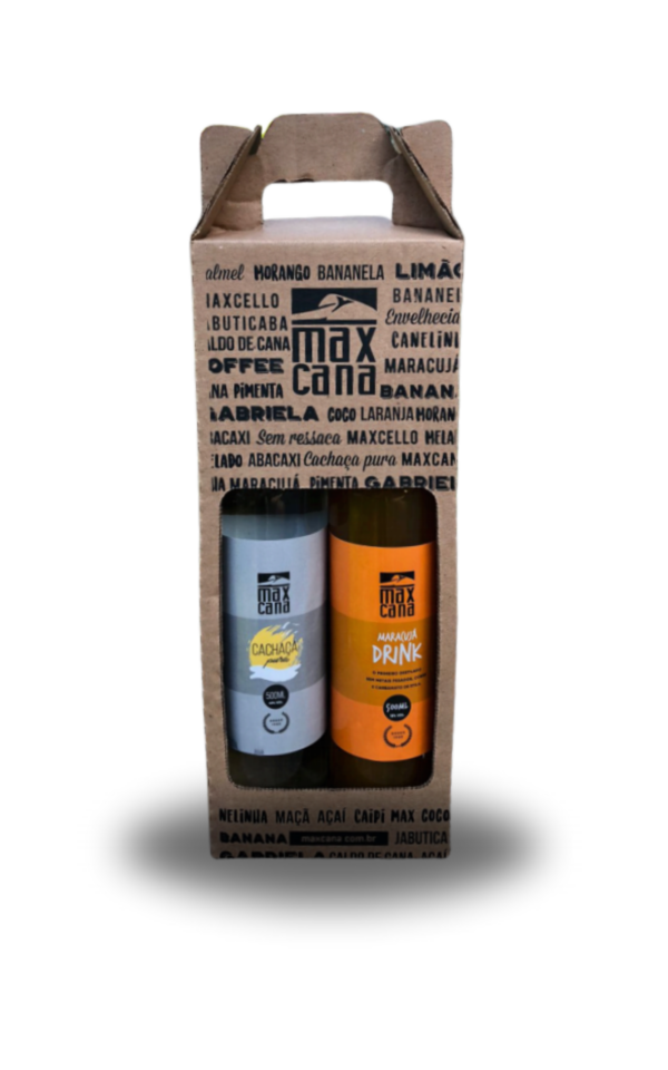 Kit Cachaça Pura + Maracujá